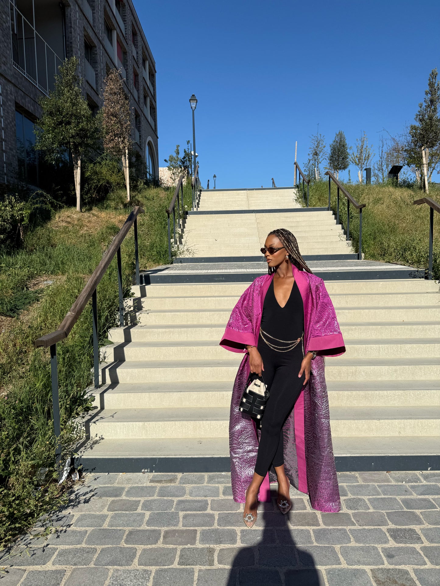 KIMONO EN BROCARD