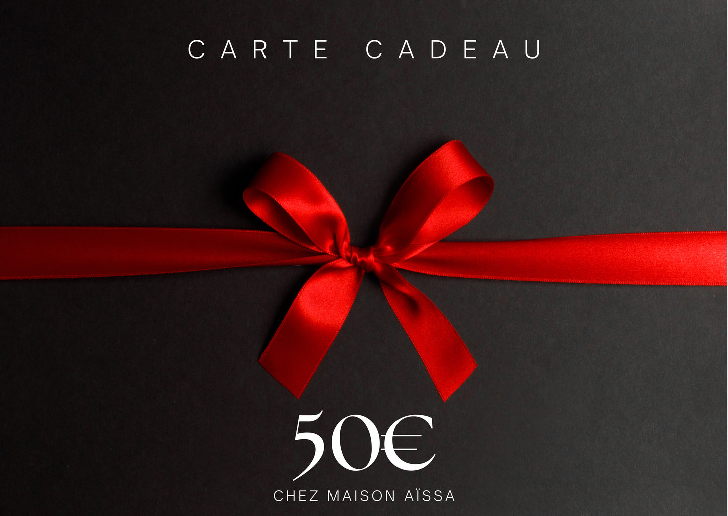 Cartes-cadeaux Maison Aïssa